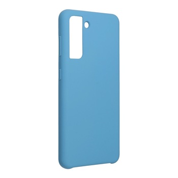 Husa protectie Forcell silicon pentru Samsung Galaxy S21 Plus, Albastru Husa protectie Forcell silicon pentru Samsung Galaxy S21 Plus, Albastru