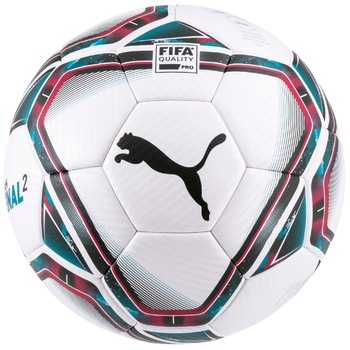 Minge fotbal Puma Final 2 FIFA Quality Pro Unisex, White-Rose Red-Ocean Depths-Black-Omphalodes, 5 Minge fotbal Puma Final 2 FIFA Quality Pro Unisex, White-Rose Red-Ocean Depths-Black-Omphalodes, 5