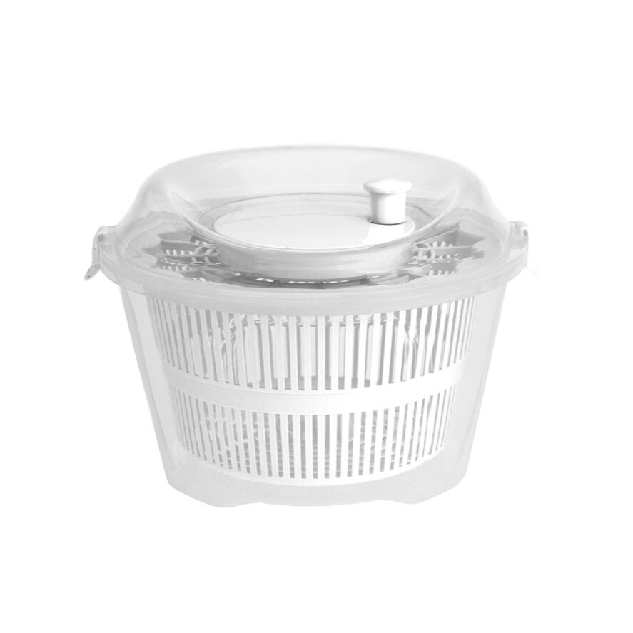 Bol uscare salata, plastic, 25x16 cm, alb