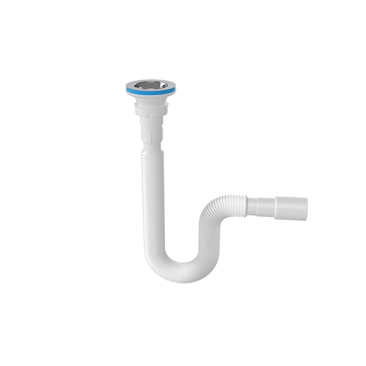 Sifon flexibil cu ventil 40 mm, Nova 1240