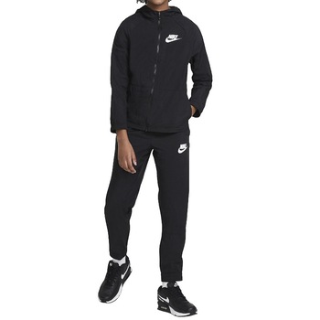 Trening Nike Sportswear Woven JR DA1406-010, Baieti, Negru Trening Nike Sportswear Woven JR DA1406-010, Baieti, Negru