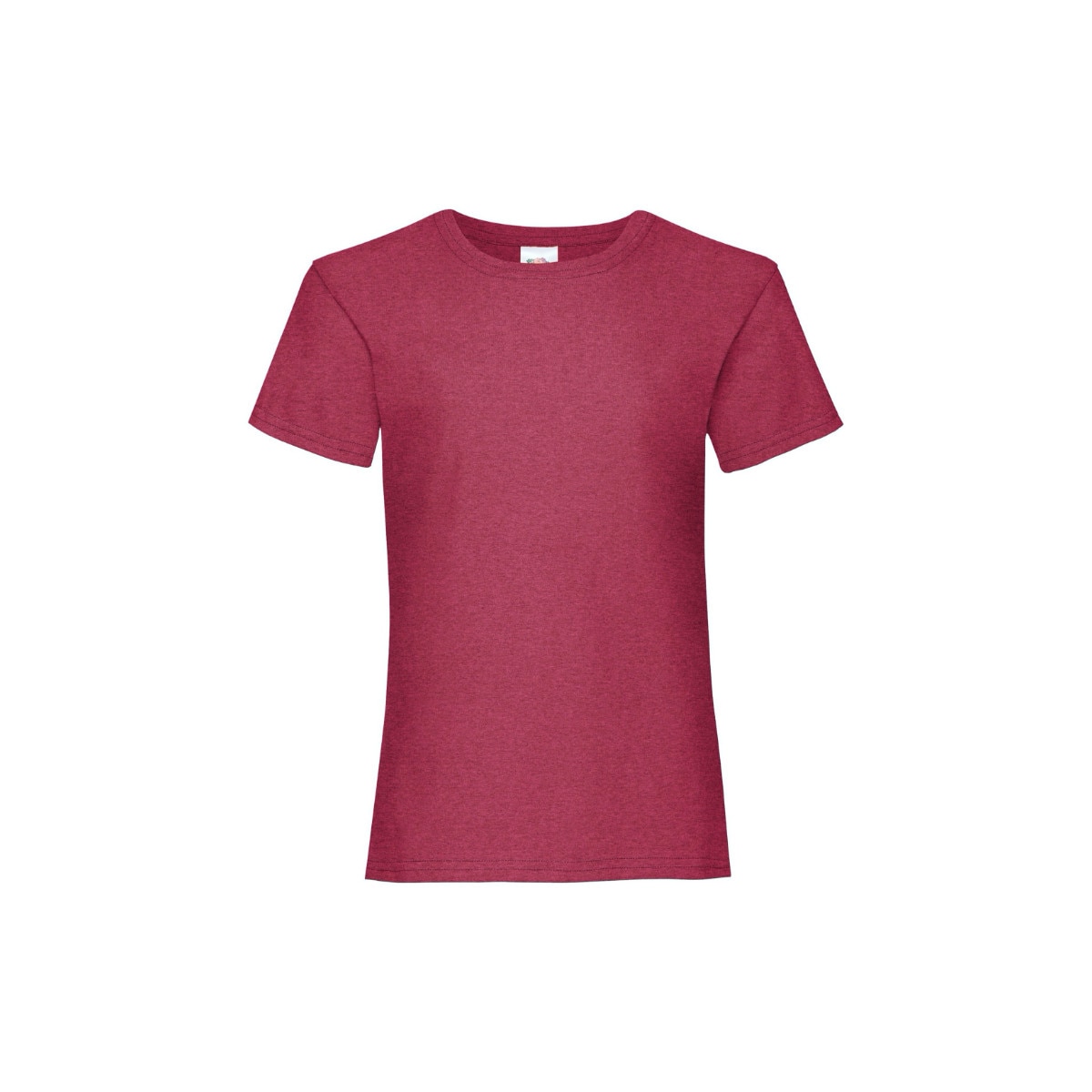 Tricou pentru Fete Fruit of the Loom Valueweight, Bumbac, Visiniu
