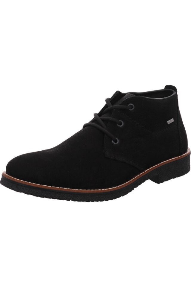Pantofi barbati Rieker 13630 00, Piele naturala, Negru