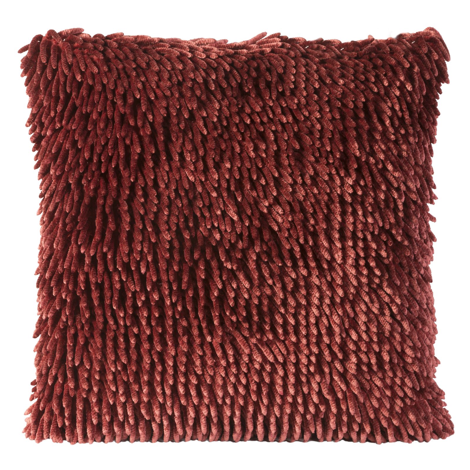 Fata de perna decorativa Eurofirany SHAGGY 40x40 Rosu