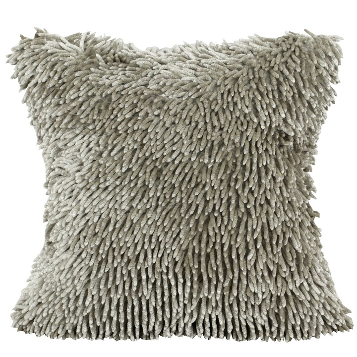 Fata de perna decorativa Eurofirany SHAGGY 40x40 Bej