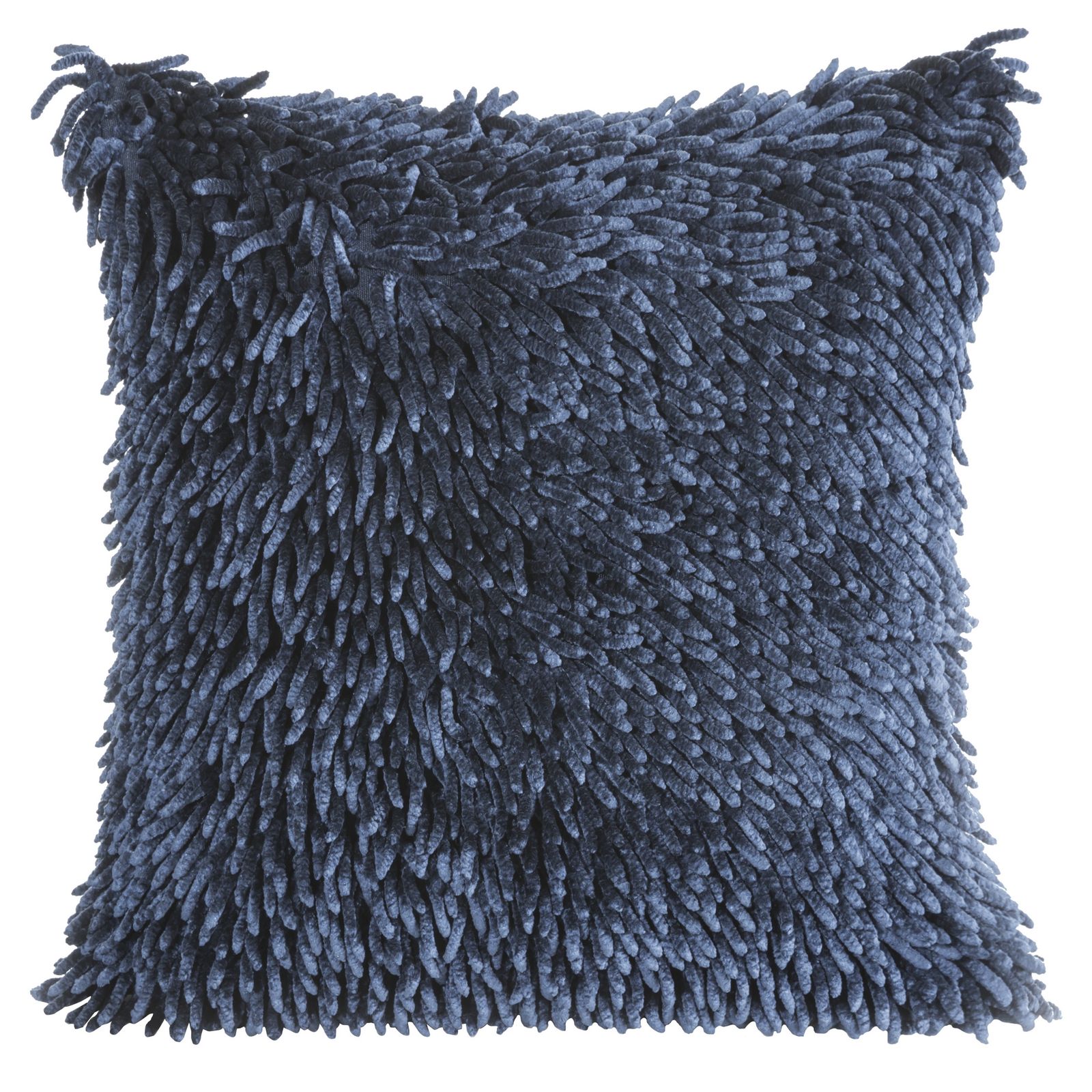 Fata de perna decorativa Eurofirany SHAGGY 40x40 Albastru inchis
