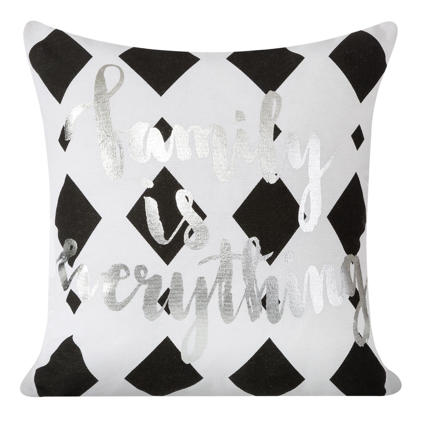 Fata de perna decorativa Eurofirany ENOLA 40x40 Alb / Gri
