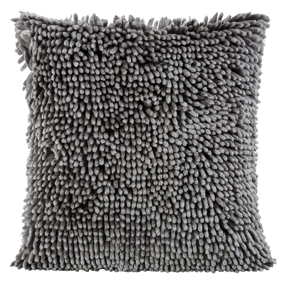 Fata de perna decorativa Eurofirany SHAGGY 40x40 Gri