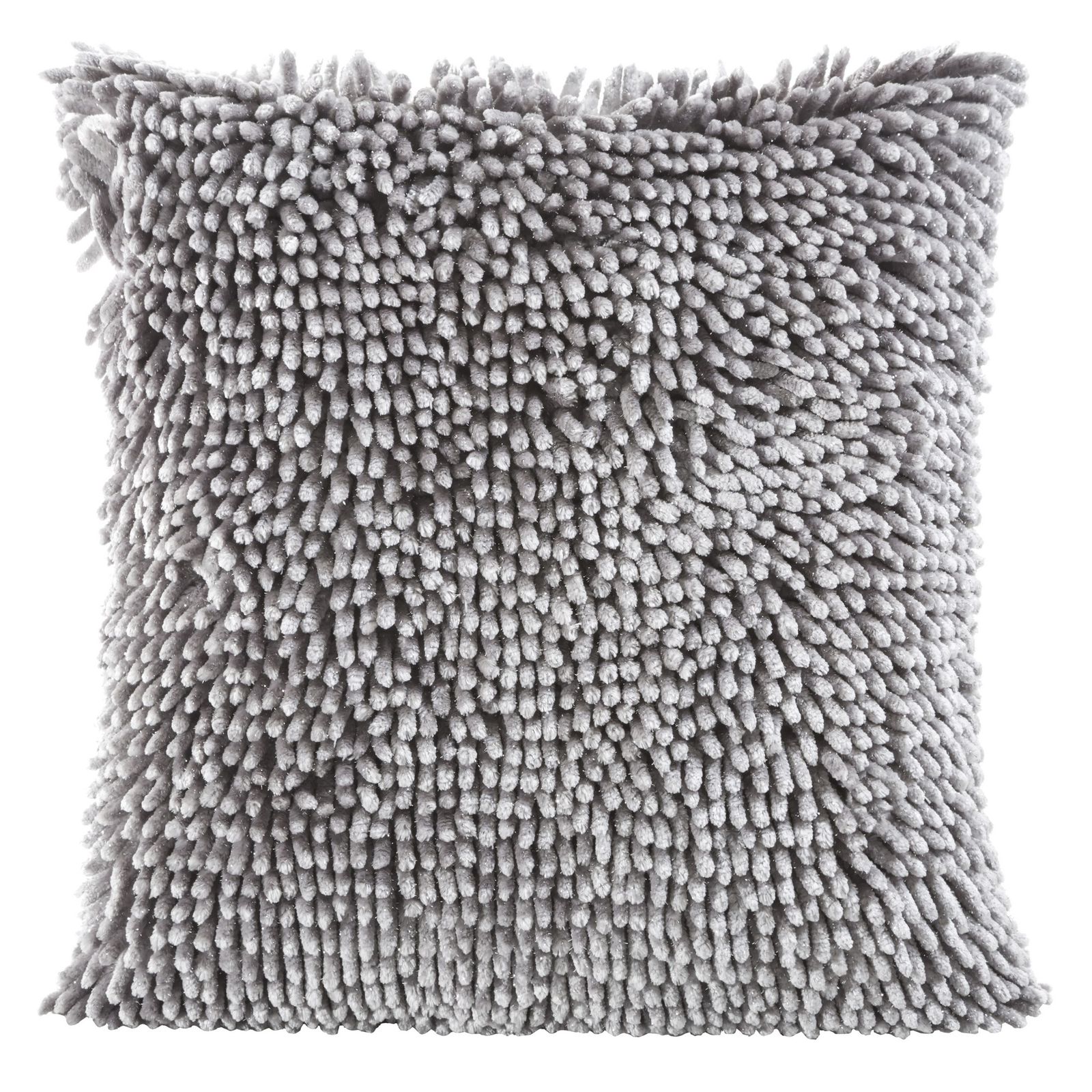 Fata de perna decorativa Eurofirany SHAGGY 40x40 Gri deschis