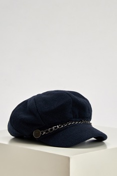 DeFacto, Sapca cu detaliu lant Cricket, Bleumarin, Standard DeFacto, Sapca cu detaliu lant Cricket, Bleumarin, Standard