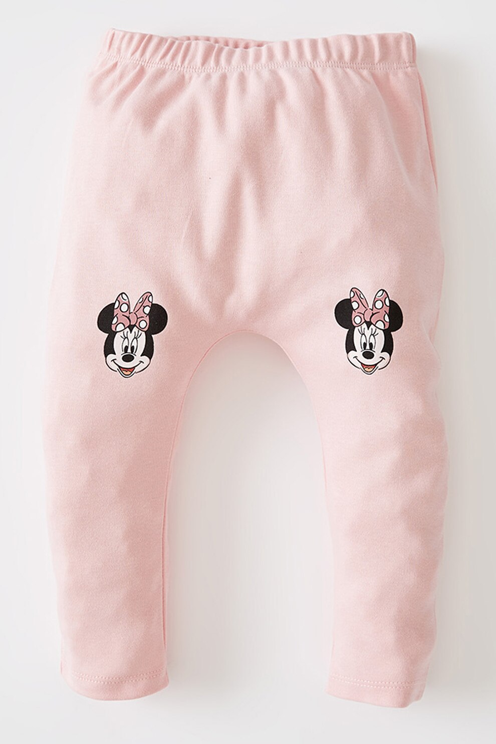 DeFacto, Colanti de bumbac cu talie elastica, Roz pastel