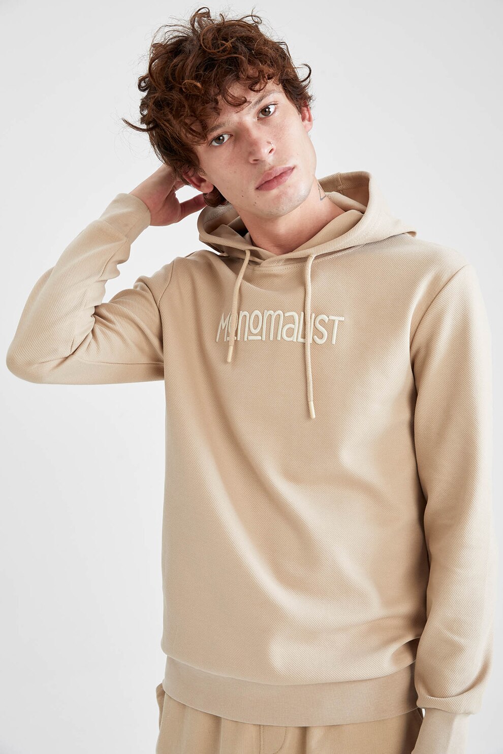 DeFacto, Hanorac cu text brodat, Bej