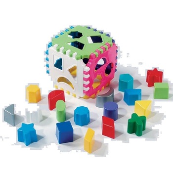 Cub potrivire forme geometrice ,Dohany Toys,18 piese Cub potrivire forme geometrice ,Dohany Toys,18 piese