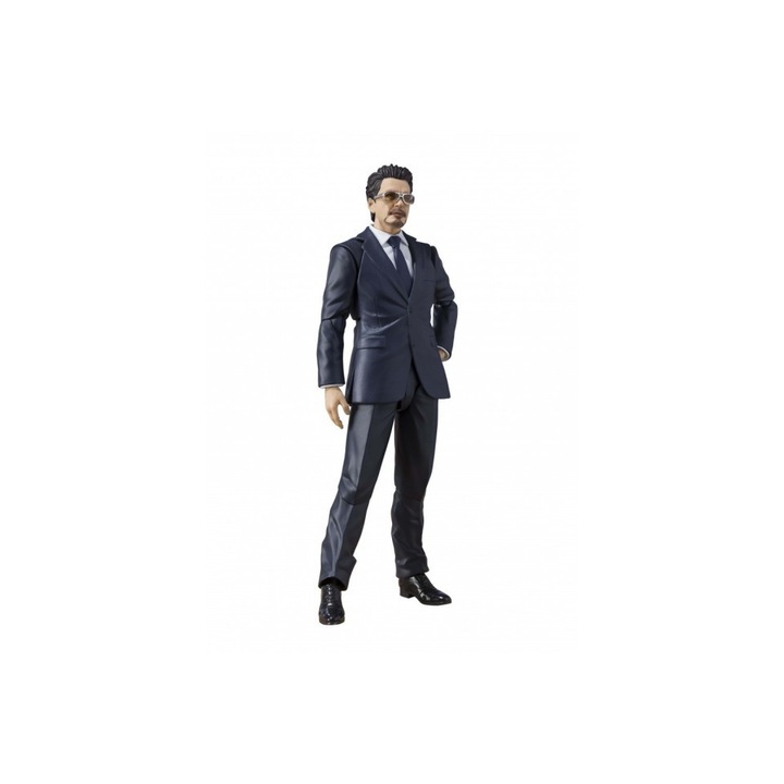 Figurina Iron Man S.H. Figuarts Tony Stark, 15 cm, Multicolor