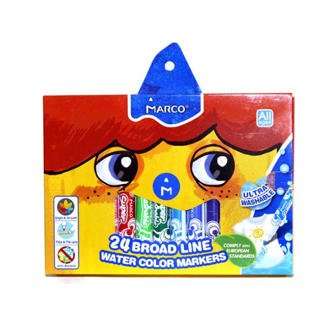 Set carioci 24 culori/ Marco Jumbo 1632-24CB