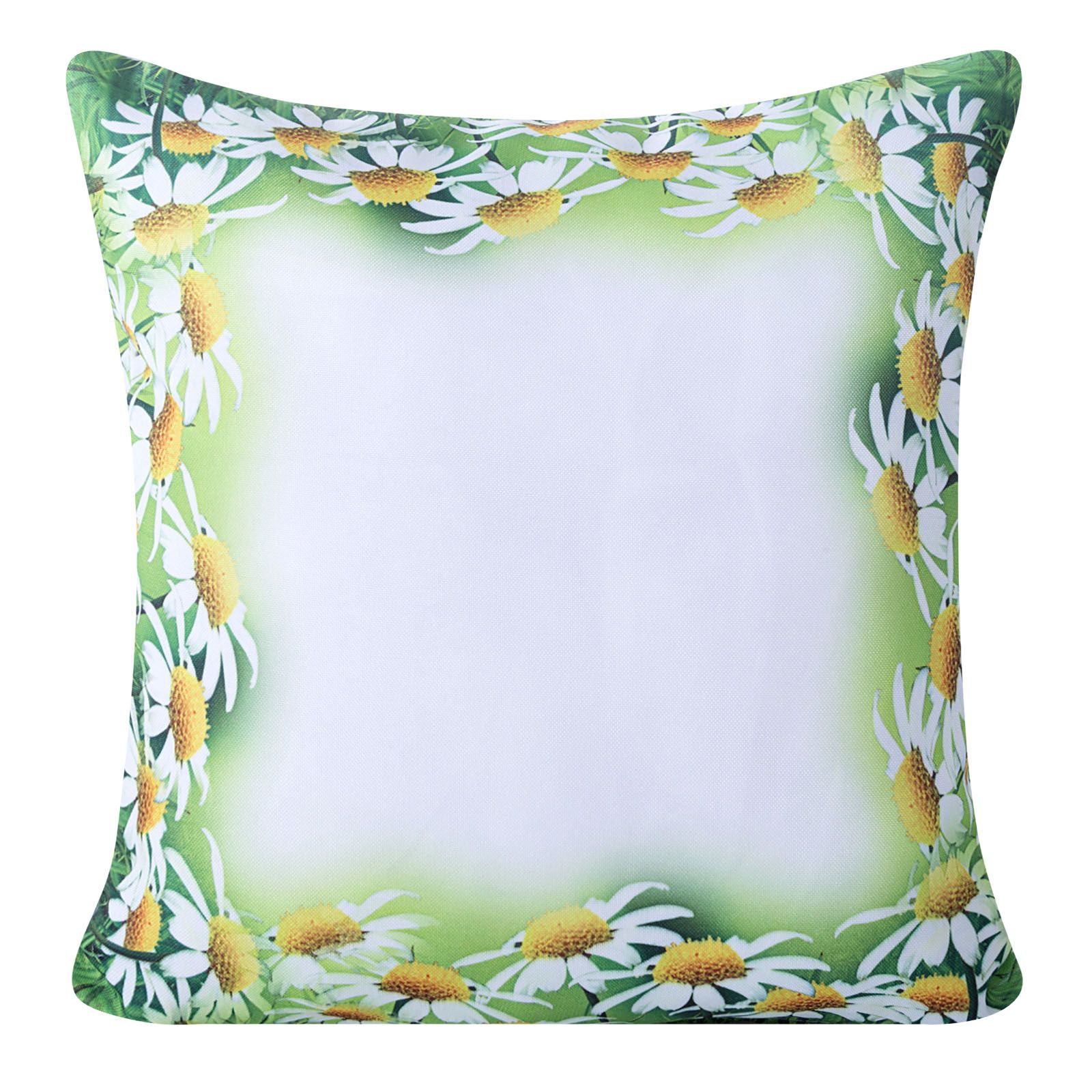 Fata de perna decorativa Eurofirany EGIDIA 40x40 Alb/Verde