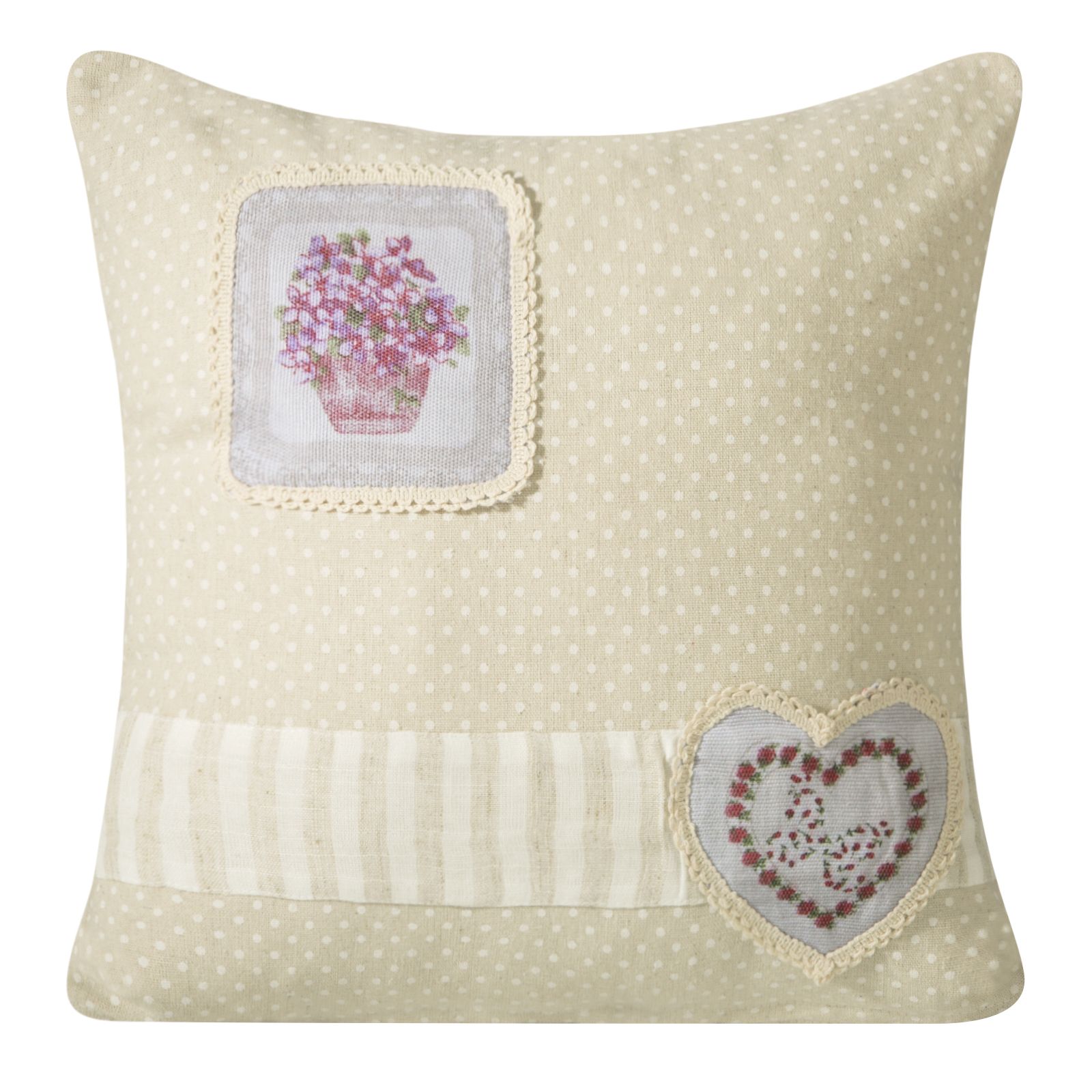 Fata de perna decorativa Design91 TIANA 40x40 Crem