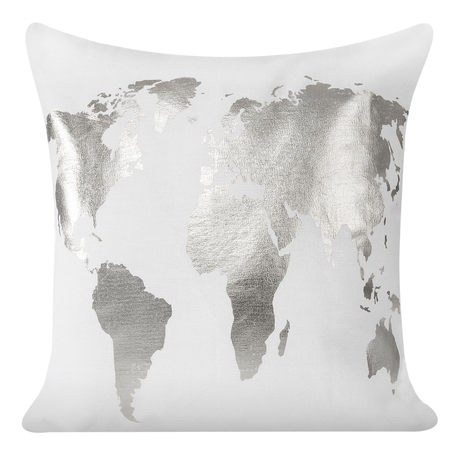 Fata de perna decorativa Eurofirany VERNA 40x40 Alb/Gri
