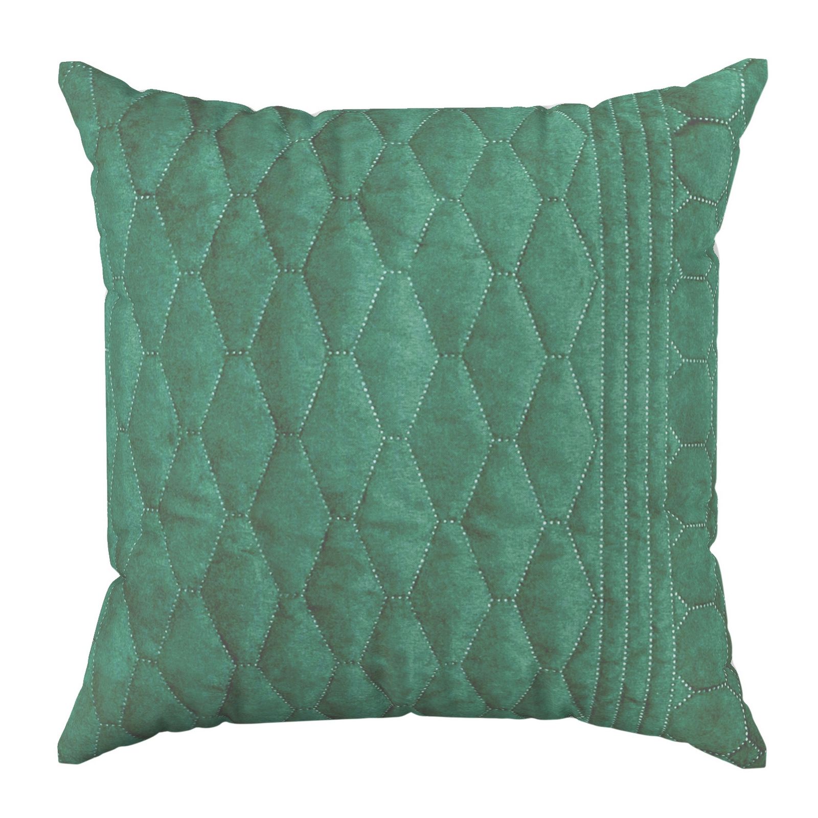Fata de perna decorativa Design91 ADRI 40x40 Gri/Verde1