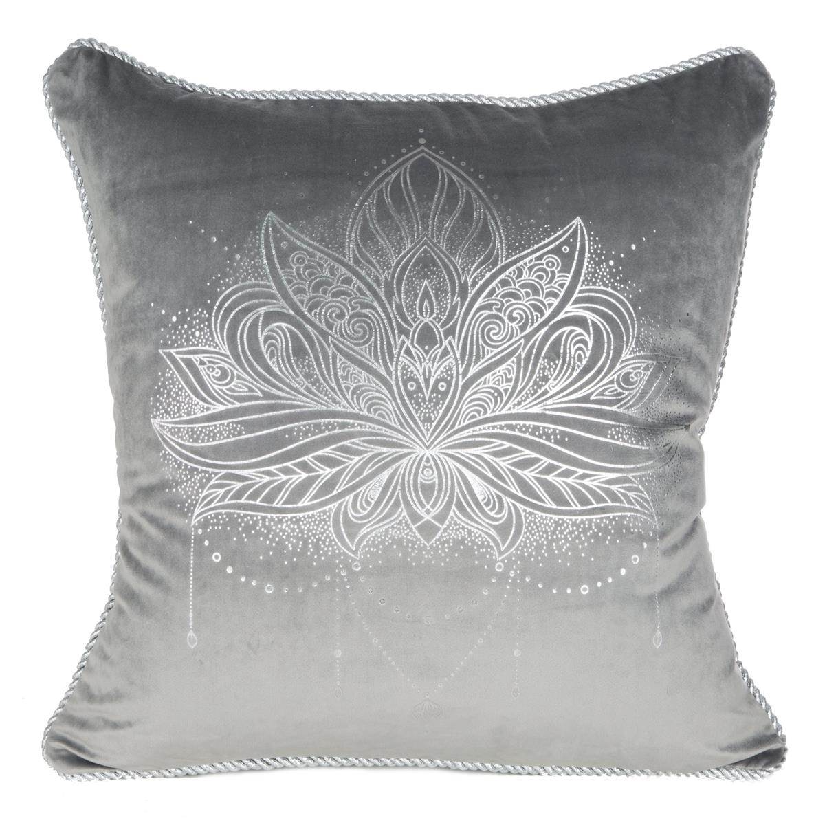 Fata de perna decorativa Eurofirany LEXY 45x45 Gri1
