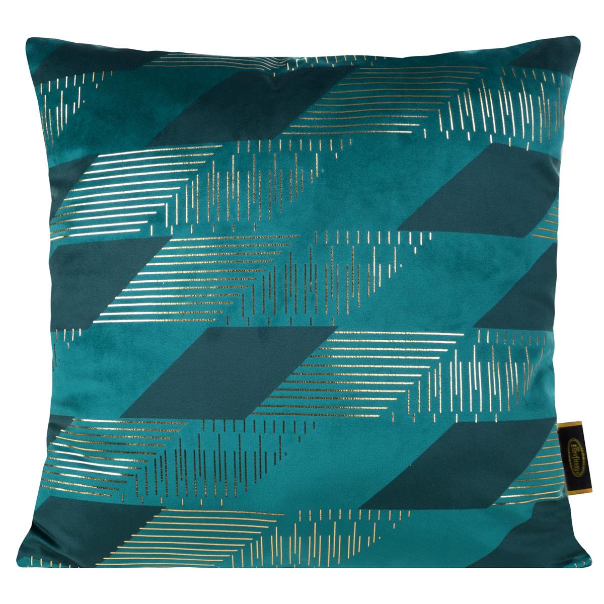 Fata de perna decorativa Eurofirany BLINK 45x45 Turcoaz 3