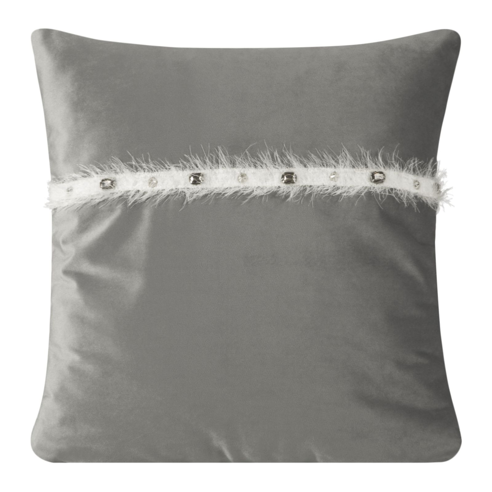 Fata de perna decorativa Eurofirany TIANA 45x45 Gri inchis