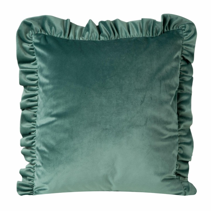 Fata de perna decorativa Eurofirany VELVET 45x45 Verde