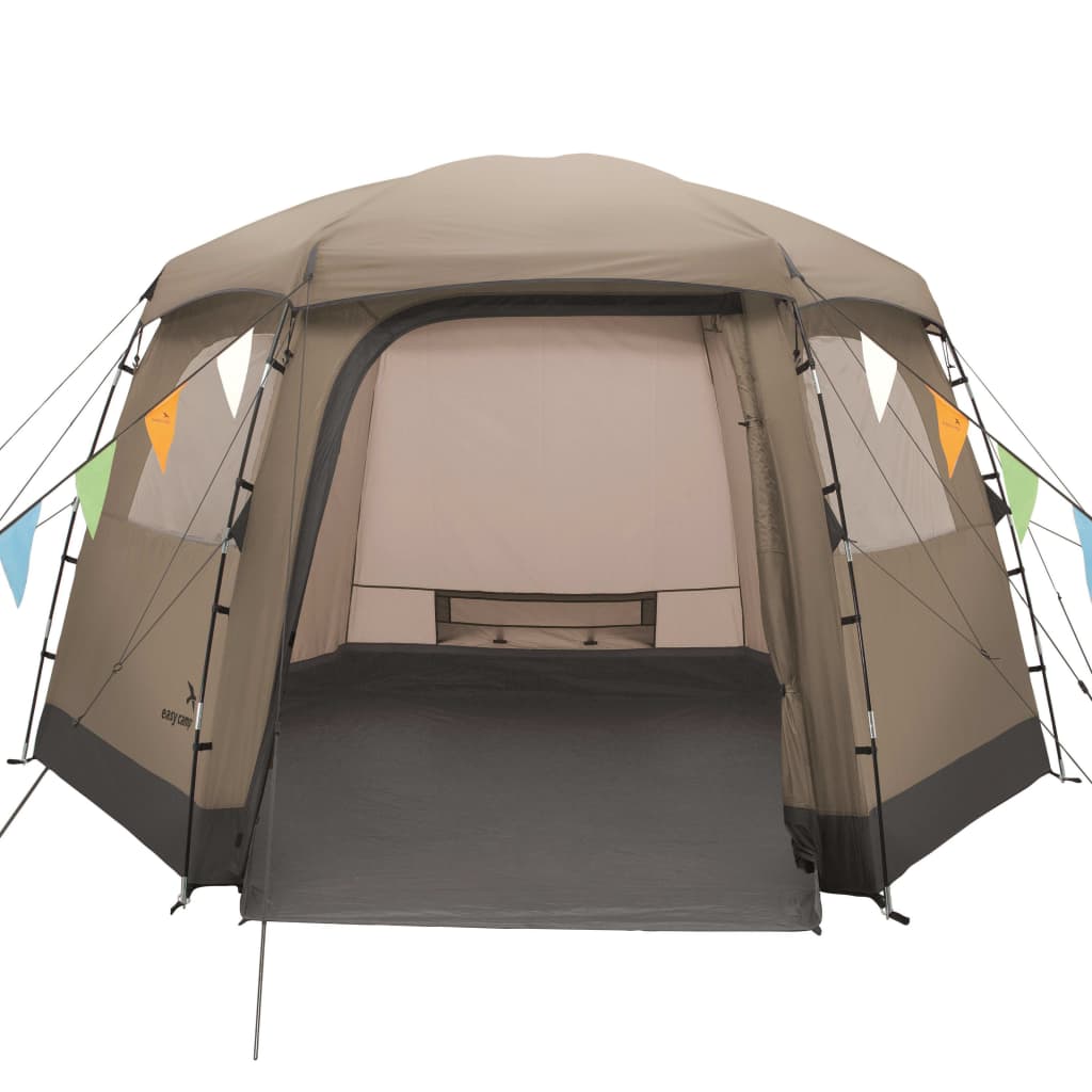ankle sales plan dishonest Cort 6 persoane Moonlight Glamping Easy Camp, Poliester, 365 x 320 x 220  cm, 3000 mm, Maro - eMAG.ro