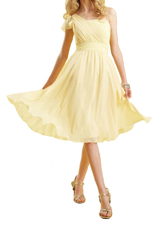 Rochie midi dama Jasmine, galbena, 34 EU