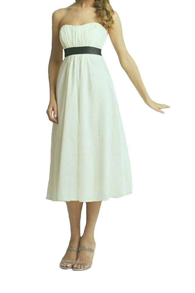 Rochie midi dama Jasmine, alba, 40 EU