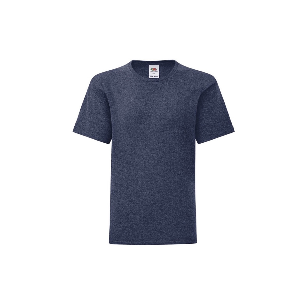 Tricou Fruit of the Loom Iconic, Bumbac, Bleumarin, 7-8 Ani