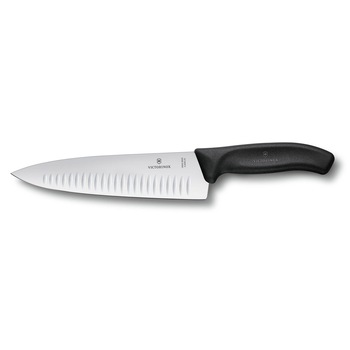 Cutit Victorinox pentru carne, lama 20 cm cu caneluri, maner polipropilena negru Cutit Victorinox pentru carne, lama 20 cm cu caneluri, maner polipropilena negru