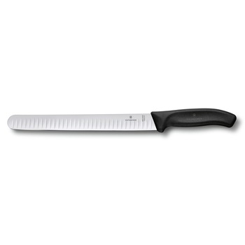 Cutit Victorinox pentru feliat, lama cu caneluri 25 cm, maner polipropilena negru Cutit Victorinox pentru feliat, lama cu caneluri 25 cm, maner polipropilena negru