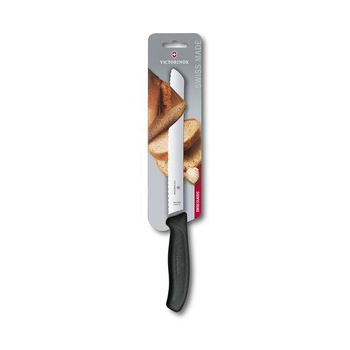 Cutit Victorinox pentru paine, lama 21 cm, maner polipropilena negru Cutit Victorinox pentru paine, lama 21 cm, maner polipropilena negru