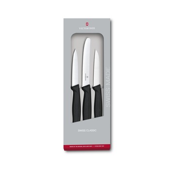Set 3 cutite Victorinox pentru curatat legume si fructe Set 3 cutite Victorinox pentru curatat legume si fructe