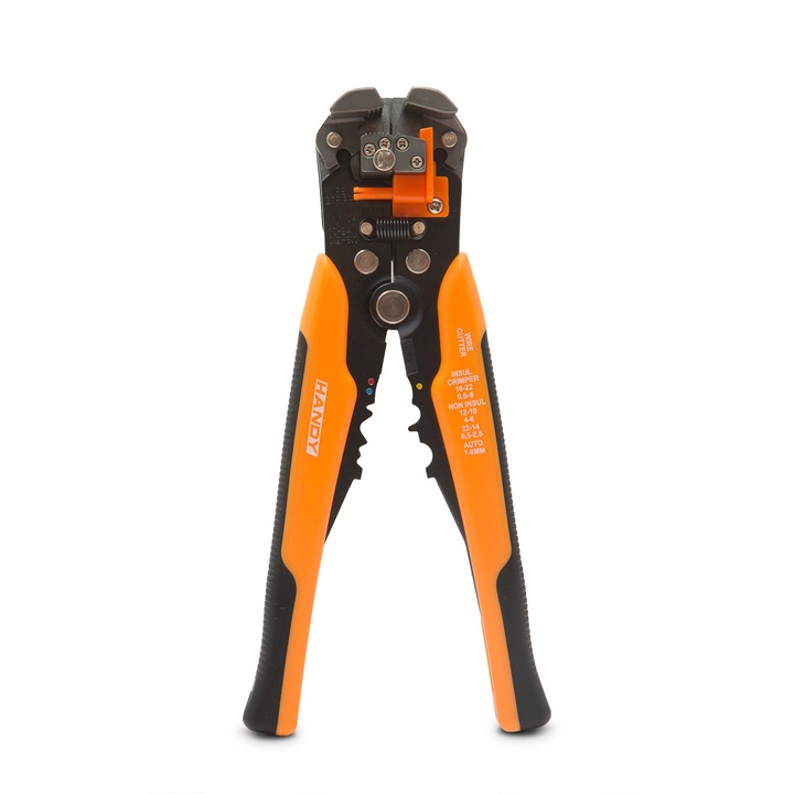 Handy multifunkciós fogó, ötvözött acél, kábelek csupaszításához, krimpeléséhez és vágásához 0.2-6mm