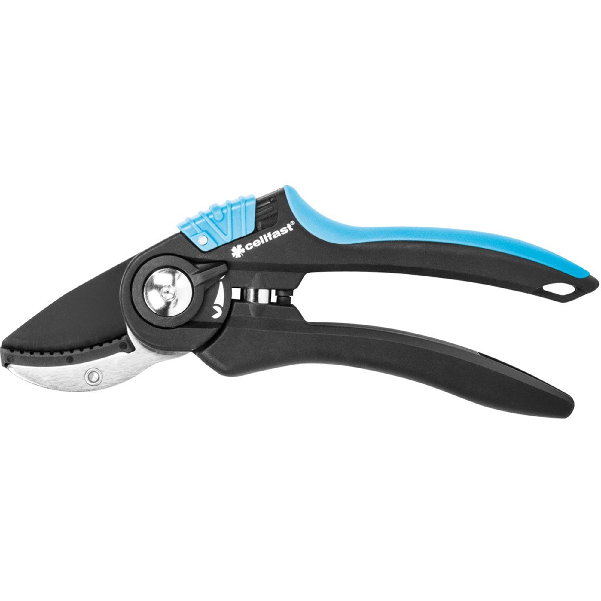 Foarfeca gradina nicovala Cellfast ERGO,diametru taiere reglabil 10-18 mm,sistem de blocare,pentru ramuri verzi si lastari