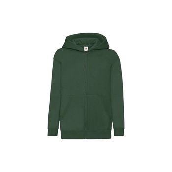 Hanorac cu gluga/fermoar Fruit of the Loom, Bumbac/Poliester, Kaki, 7-8 ani Hanorac cu gluga/fermoar Fruit of the Loom, Bumbac/Poliester, Kaki, 7-8 ani