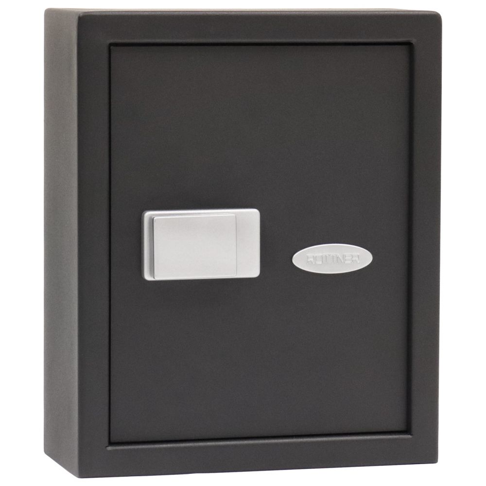 Seif chei Rottner Fifty BT Key cu incuietoare bluetooth,110x245x300mm, antracit