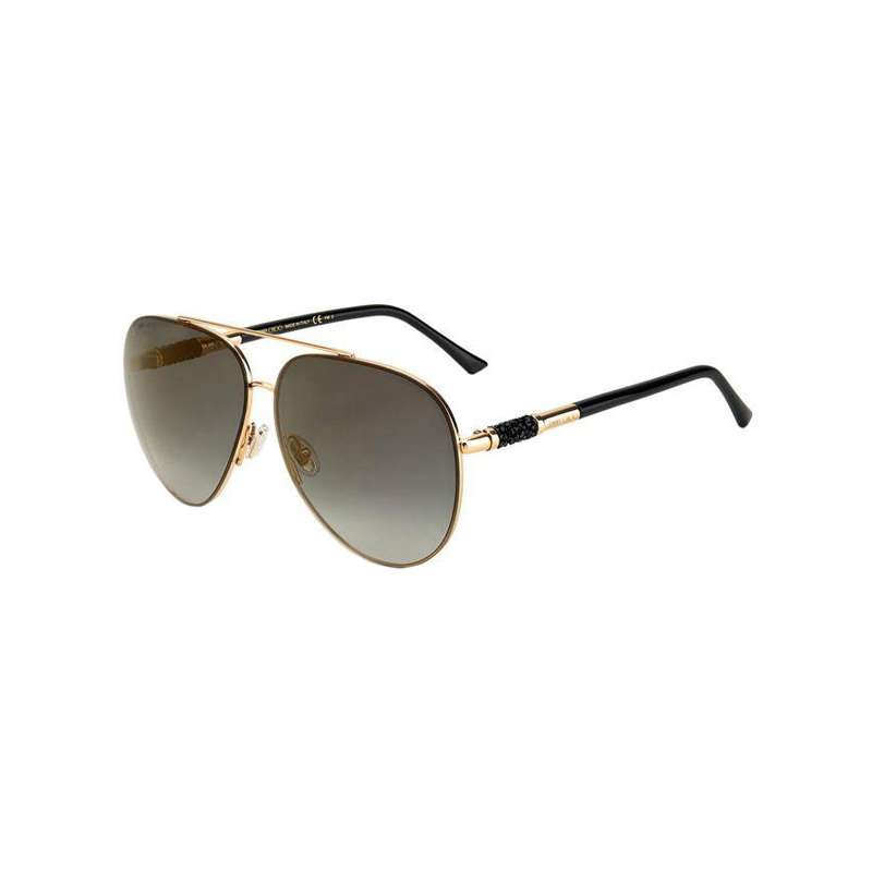 Ochelari de soare Jimmy Choo, GRAY/S - RHL/FQ, Auriu
