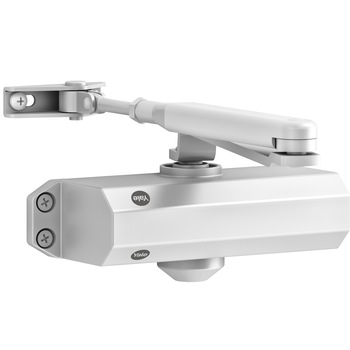 Amortizor hidraulic cu brat reglabil usi Yale seria 300, 80KG, forta amortizor 2,3,4, alb Amortizor hidraulic cu brat reglabil usi Yale seria 300, 80KG, forta amortizor 2,3,4, alb