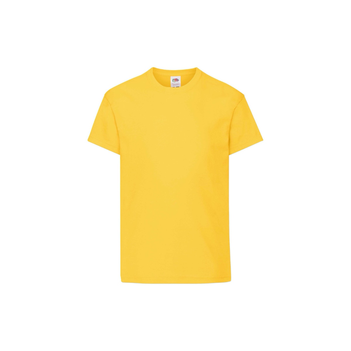 Tricou Fruit of the Loom Original, Bumbac, Galben, 3-4 Ani