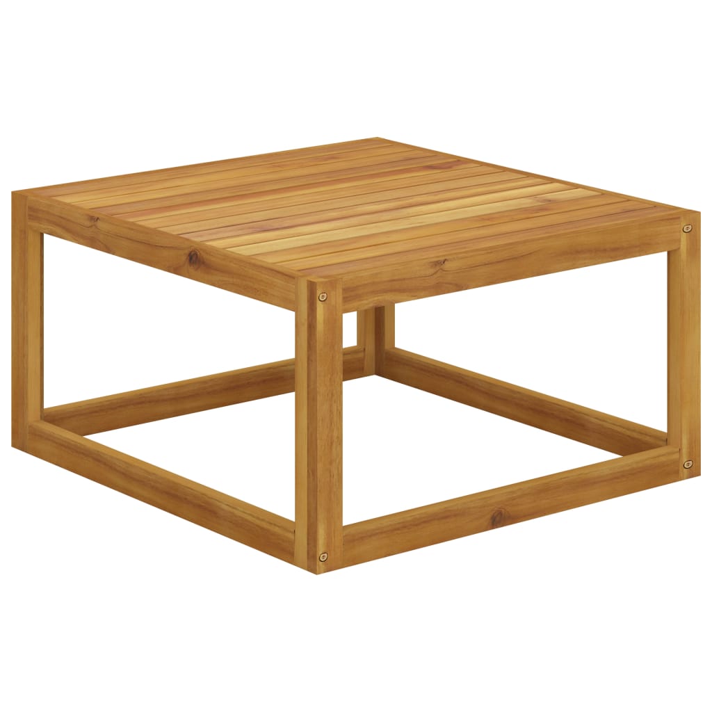 Taburet din lemn masiv vidaXL, Lemn, 68 x 68 x 29 cm, Maro