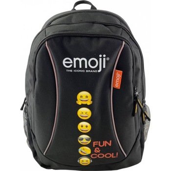 Ghiozdan EMOJI CLASIC SCOLAR negru FUN Ghiozdan EMOJI CLASIC SCOLAR negru FUN