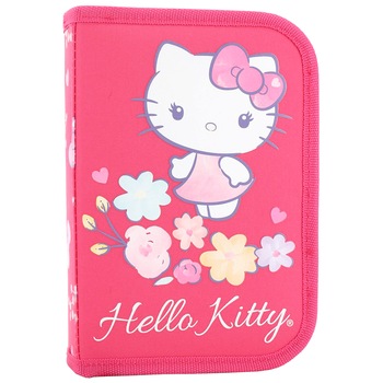 Penar HELLO KITTY Neechipat 1 fermoar 2 extensii roz Penar HELLO KITTY Neechipat 1 fermoar 2 extensii roz