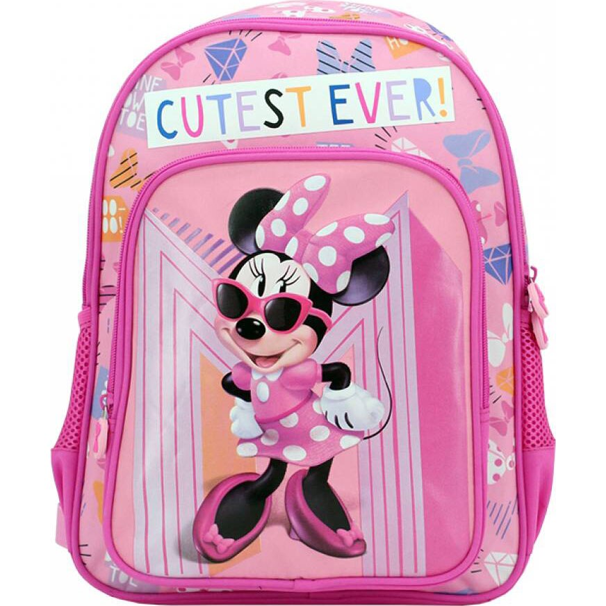 Ghiozdan MINNIE MOUSE PREGATITOARE roz