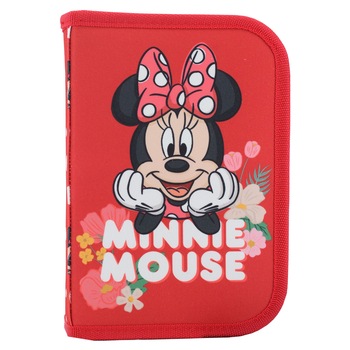 Penar MINNIE MOUSE Neechipat 1 fermoar 2 extensii rosu Penar MINNIE MOUSE Neechipat 1 fermoar 2 extensii rosu