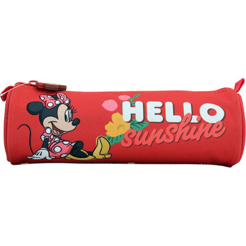 Penar MINNIE MOUSE Etui Tubular rosu