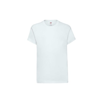 Tricou Fruit of the Loom Original, Bumbac, Alb, 3-4 Ani Tricou Fruit of the Loom Original, Bumbac, Alb, 3-4 Ani