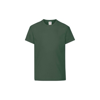 Tricou Fruit of the Loom Original, Bumbac, Verde inchis, 14-15 Ani Tricou Fruit of the Loom Original, Bumbac, Verde inchis, 14-15 Ani
